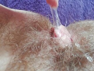 Glorious hairy bush big clit pussy compilation close up HD