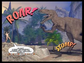 Cretaceous balle 3d bög komiska sci-fi kön video- berättelse