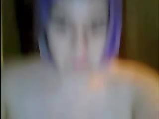 Pelosa legged webcam chiamata ragazza